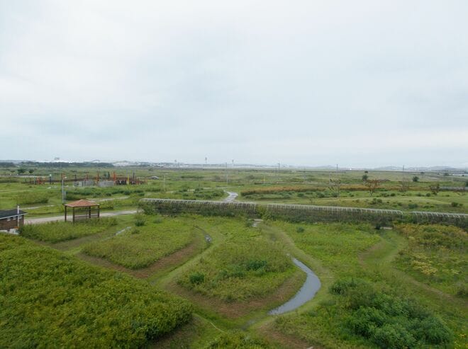 仁川空港に近いハヌル庭園の展望台にのぼってみると……飛行機好きなら楽しめる⁉【韓国の個人旅行ガイド】下川裕治の画像