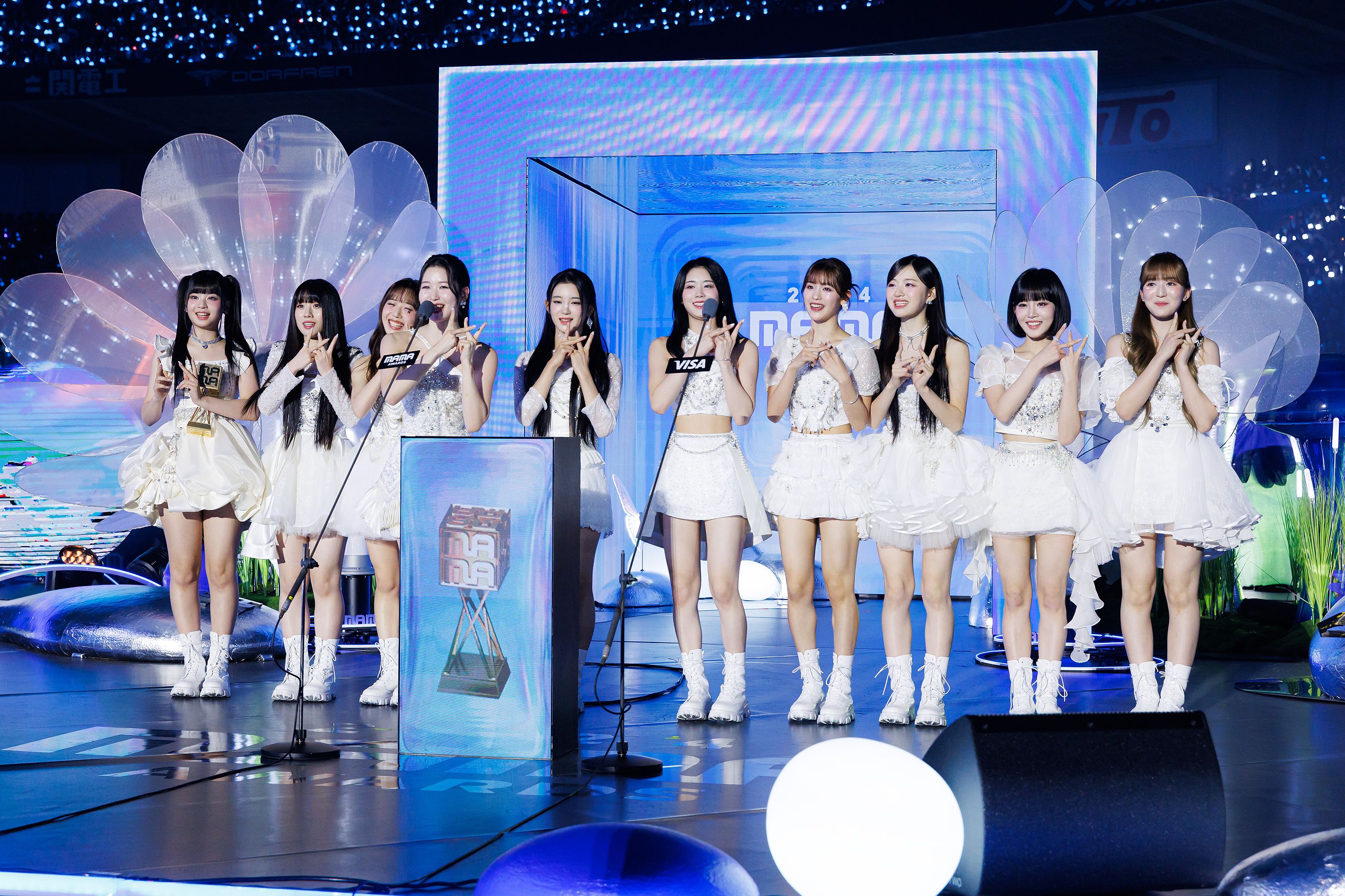 ME:Iが『2024 MAMA AWARDS』で「FAVORITE NEW ASIAN ARTIST