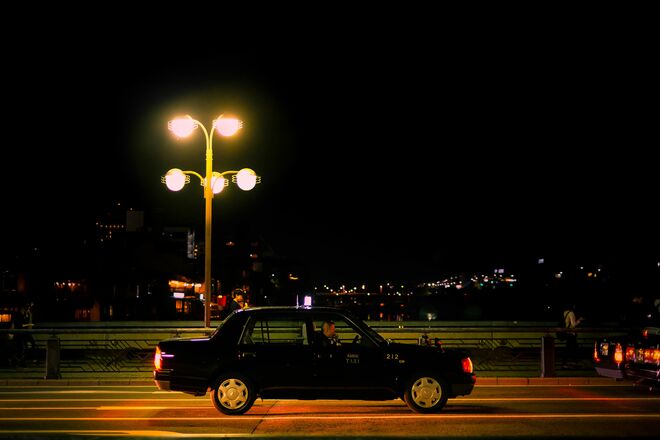 深夜のタクシー