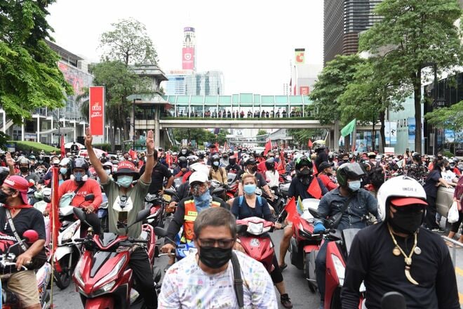 2021年のタイ・バンコクの反政府デモ