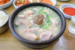 スンデクッなのにスンデ（腸詰）なし!?Netflix『隣の国のグルメイト』とんこつスープ韓国編で歌手ソン・シギョンが松重豊を案内した食堂の謎【韓国グルメ】の画像