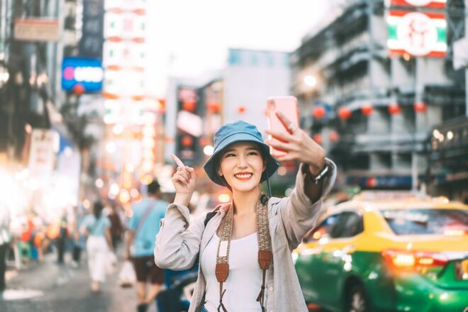 タイの日本人女性旅行者