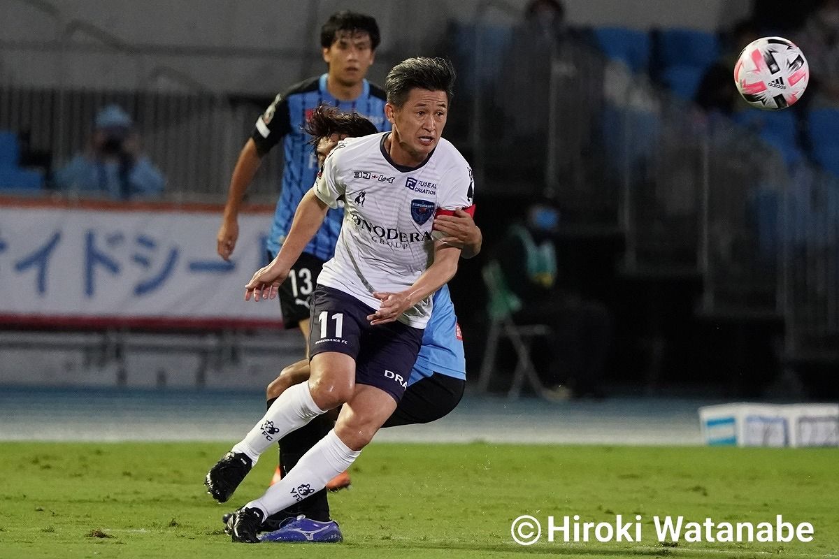 キングカズ 三浦知良 3つの 奇跡 を呼んだ闘志 川崎ー横浜fc Photoギャラリー ピッチの焦点 サッカー批評web