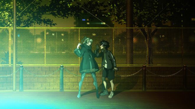 「よふかしのうた」コウ(CV.佐藤元)とナズナ(CV.雨宮天)