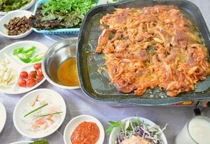 Netflix『隣の国のグルメイト』日韓グルメ対決で生まれた鴨炭火焼きの油つけ麺、庶民的な美食家・松重豊の魅力爆発！【韓流談義fromソウル】の画像