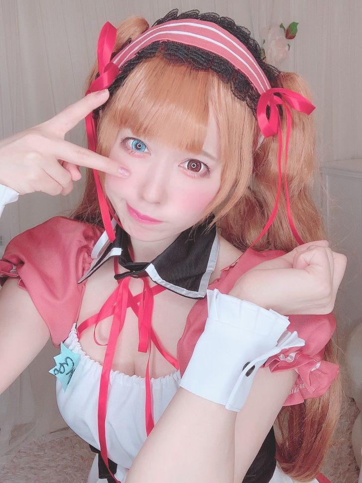 バンもん・恋汐りんごが『涼宮ハルヒの憂鬱』朝比奈みくるコスプレ披露「みくるビーム」がかわいすぎ!の画像